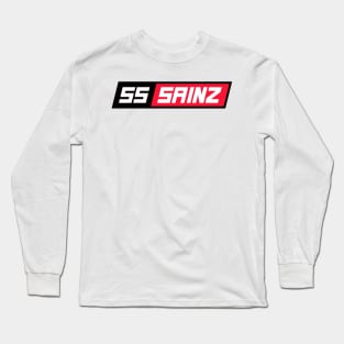 Carlos Sainz 55 F1 Driver Long Sleeve T-Shirt